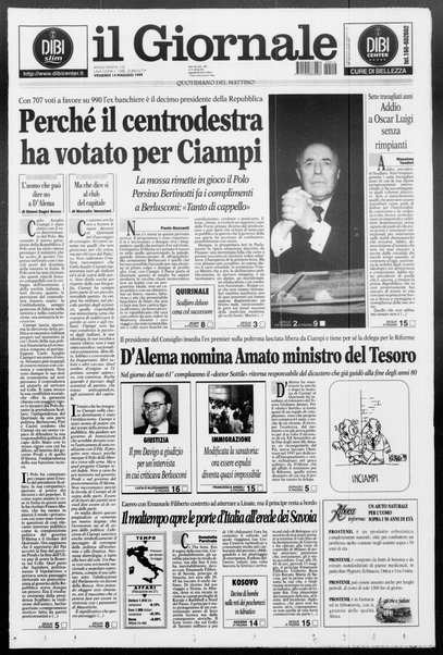 Il giornale : quotidiano del mattino